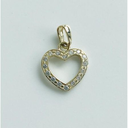 ZAWIESZKA W KSZTAŁCIE SERCA Z CYRKONIAMI WIĘKSZA