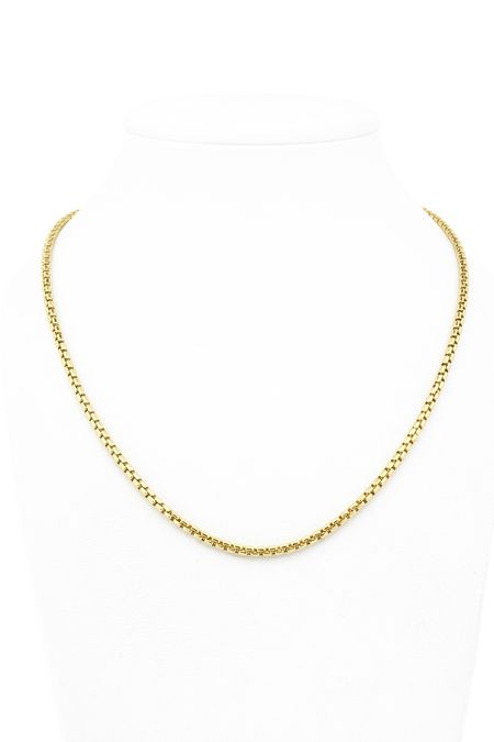 ZŁOTY ŁAŃCUSZEK KOSTKA WENECKA