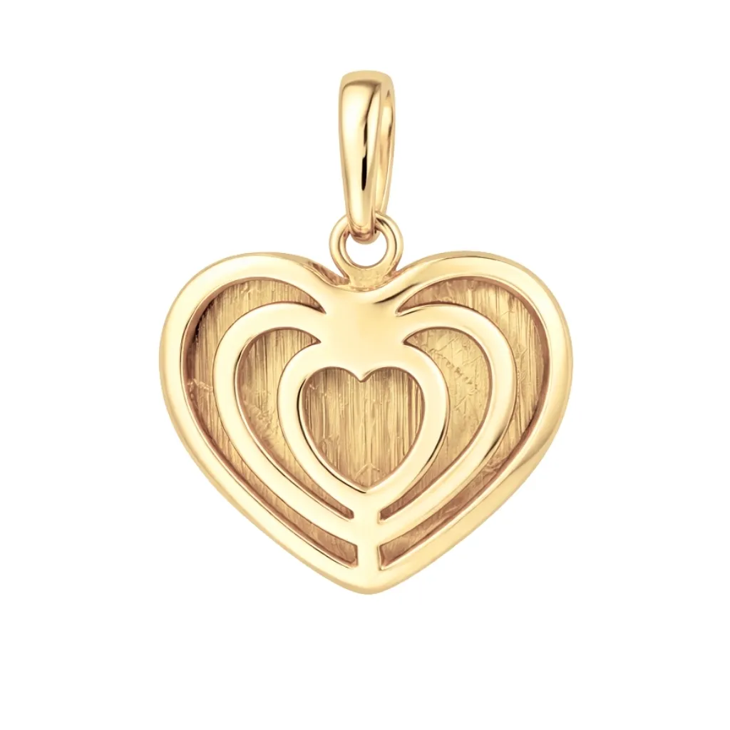 Zawieszka potrójne serce ze złota pr. 585, 14K